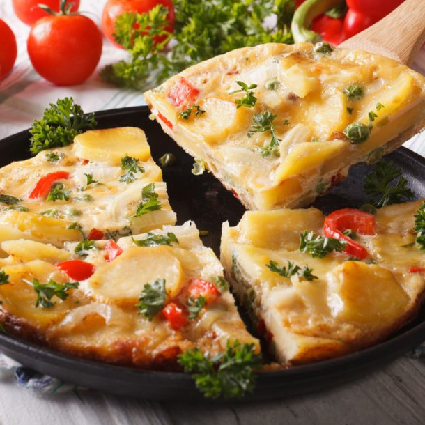 Omelette aux légumes facile