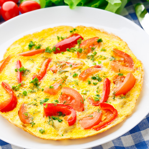 Omelette aux tomates facile