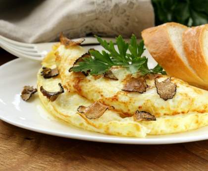 Omelette aux truffes de Bourgogne