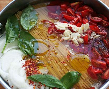 One pot pasta aux champignons