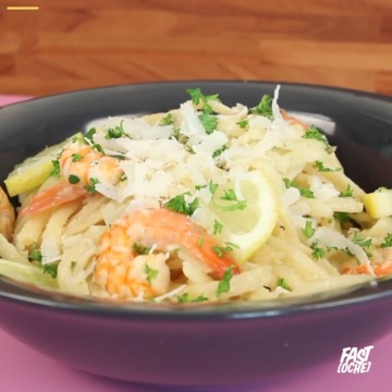 One pot pasta aux crevettes par FAST[OCHE]®