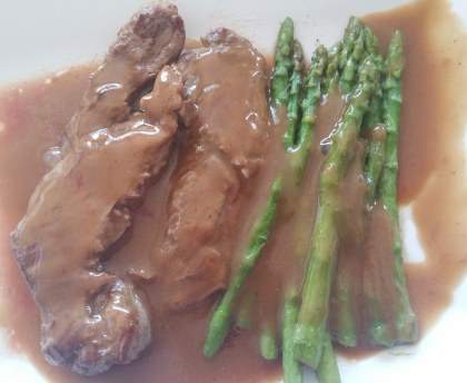 Onglet de veau aux épices