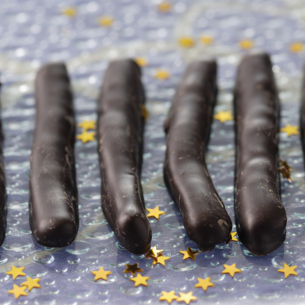 Oranges confites au chocolat