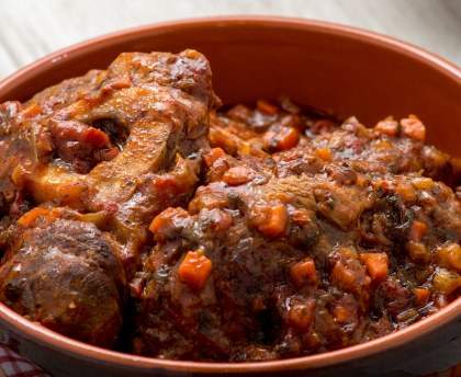 Osso bucco aux légumes du marché