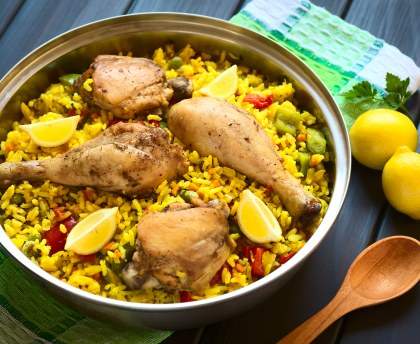 Paëlla au poulet