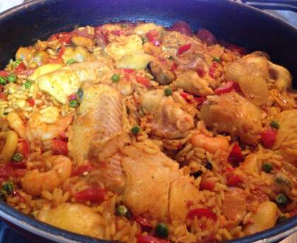 Paëlla de poisson