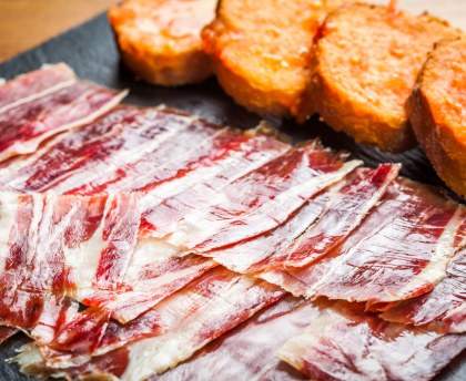 Pain Catalan au Jambon Serrano