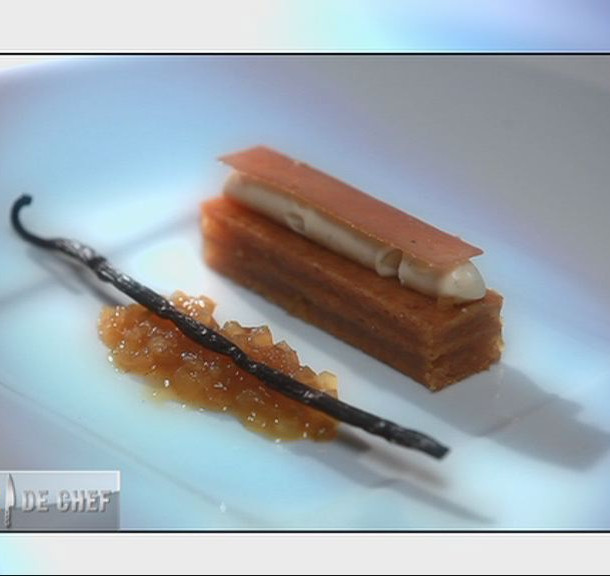 Pain d’épice confit à la marmelade de pommes