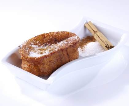 Pain perdu à la cassonade et à la cannelle