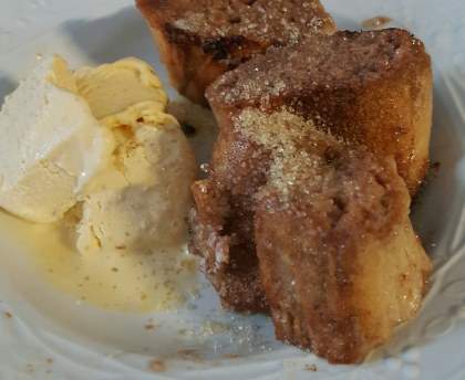 Pain perdu de noël au chocolat