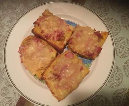 Pain perdu jambon-fromage d'Ugo
