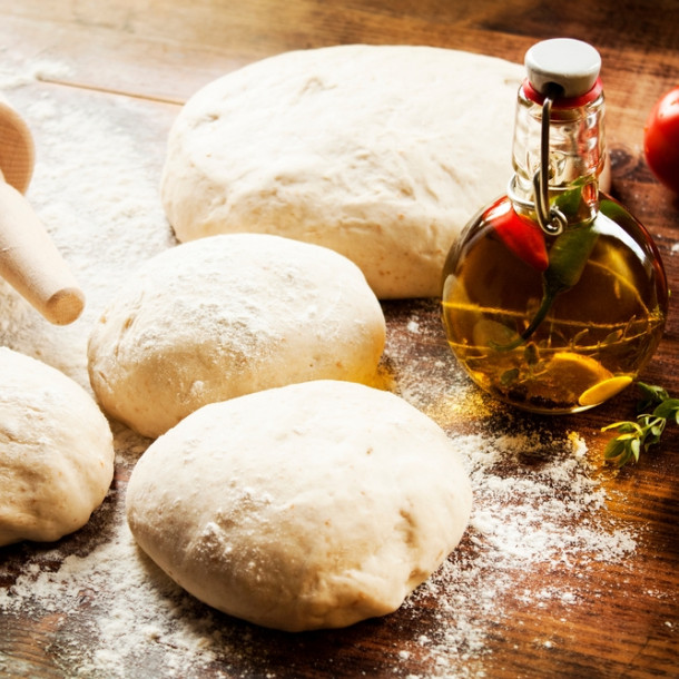 Pain pizza au levain