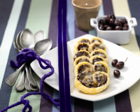 Palmiers à la tomme de Savoie et tapenade 