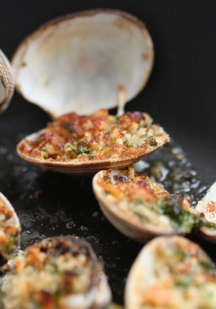Palourdes Farcies aux Amandes & au Gingembre