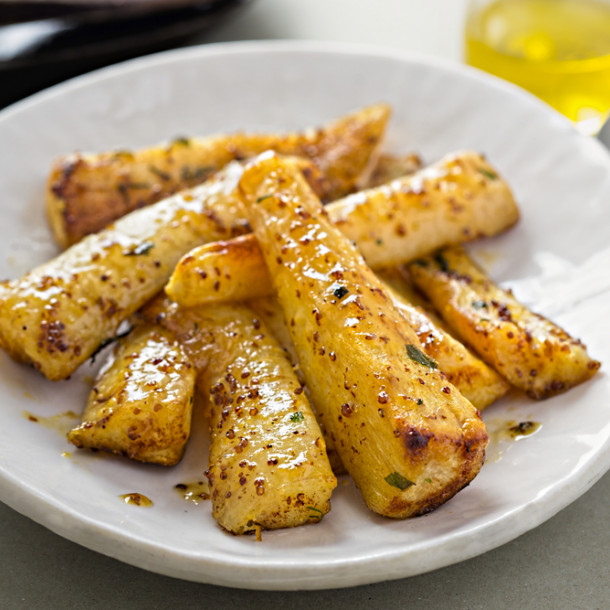 Panais aux Amandes, Miel et Sauce soja