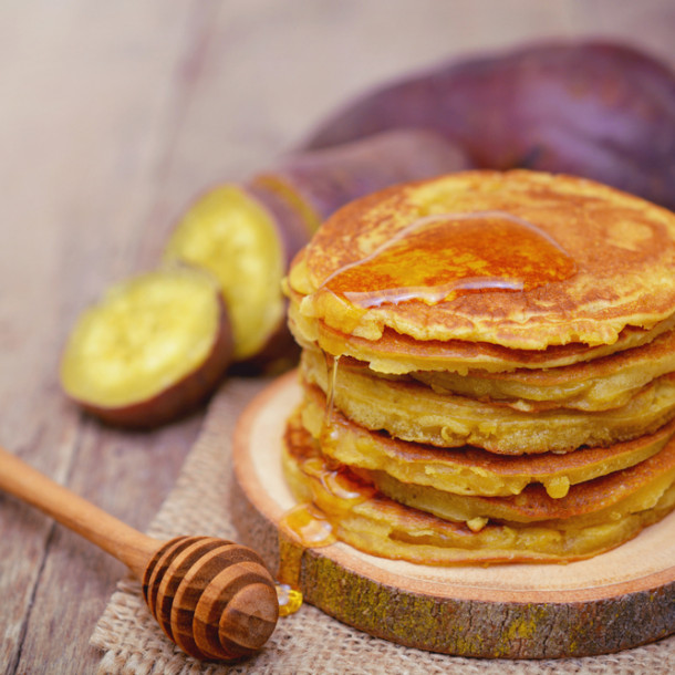 Pancakes à la patate douce