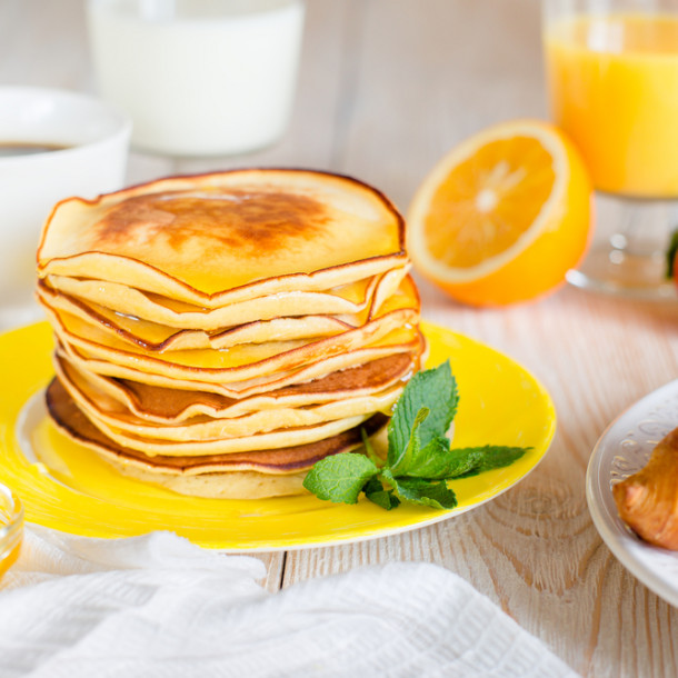 Pancakes à l'orange