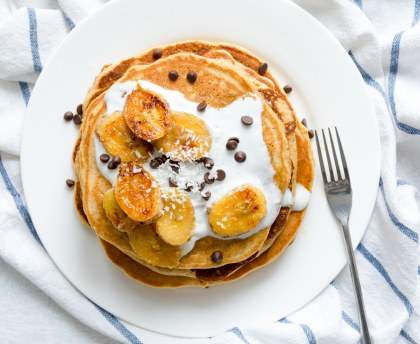 Pancakes au chocolat Kinder