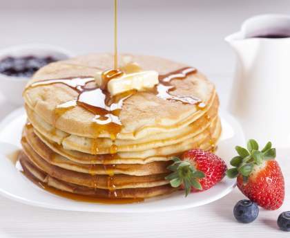 Pancakes au lait d'amande 