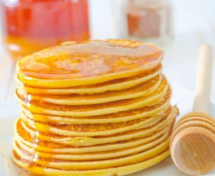 Pancakes au miel