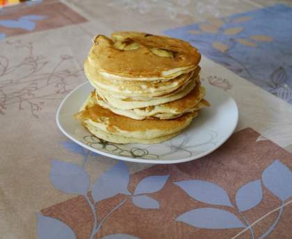 Pancakes banane et rhum facile