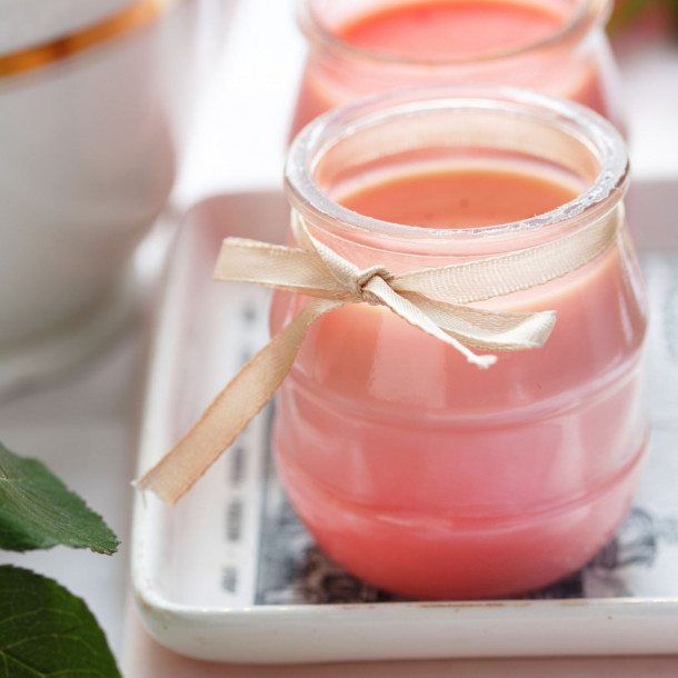 Panna cotta à la fraise Tagada 