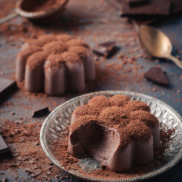 Panna cotta au chocolat au Thermomix