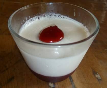 Panna cotta aux cerises