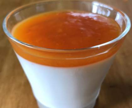 Panna cotta aux fruits de la passion facile