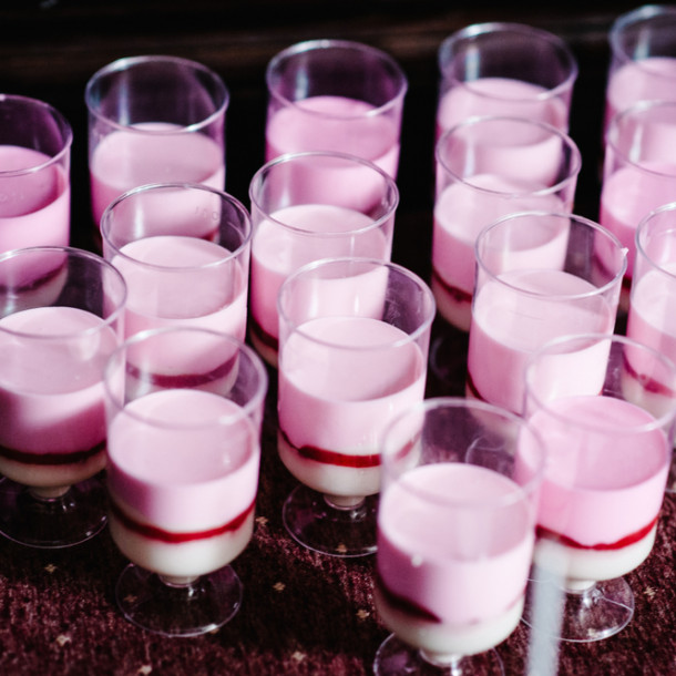 Panna cotta betterave et chèvre