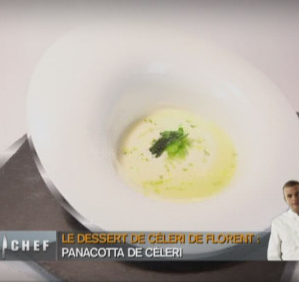 Panna cotta de céleri