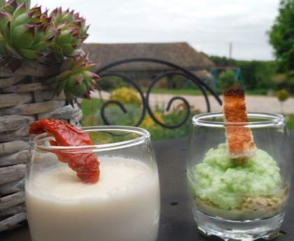 Panna cotta de chèvre aux tomates séchées