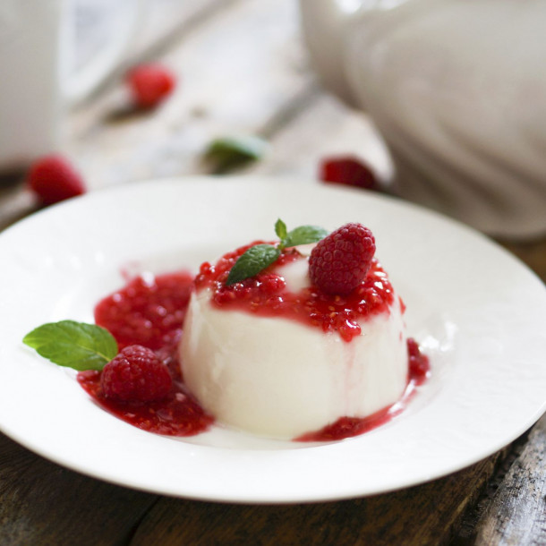 Panna cotta facile à la vanille de ma grand-mère