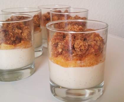 Panna cotta gourmande aux clémentines
