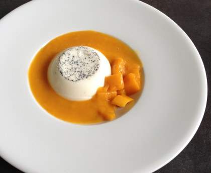 Panna Cotta légère à la mangue