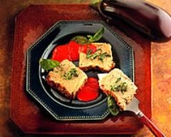 Papeton d'aubergines avec tomates très mûres