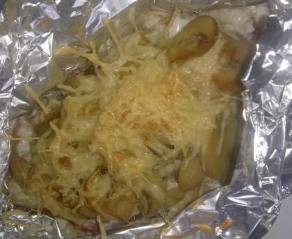 papillotes  de poulet au bacon et champignons