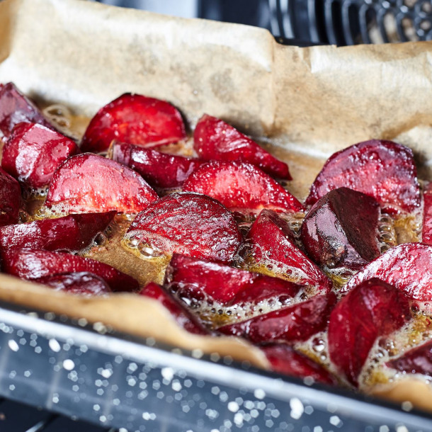 Papillotes de betteraves à l’ail