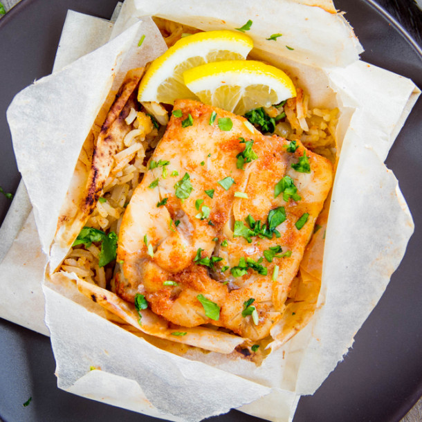 Papillotes de thon