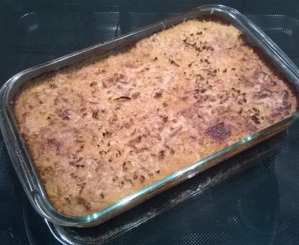 Parmentier au potiron (restes de viande)