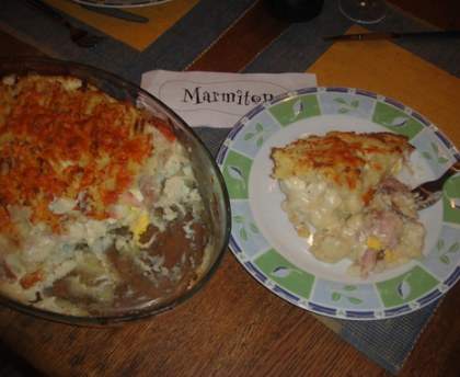 Parmentier chou-fleur jambon de MTV