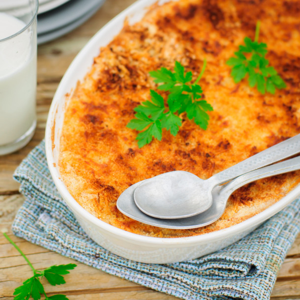Parmentier de canard au potimarron