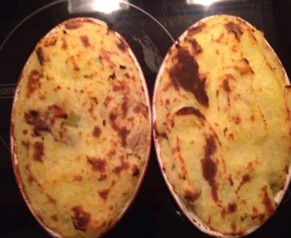 Parmentier de maquereaux  poivrés et fumés
