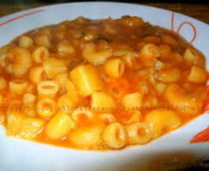 Pasta e patate - pâtes et patates ( Italie )