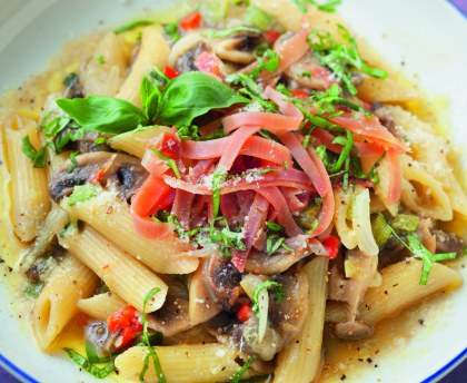 Pastasotto au jambon cru et aux légumes