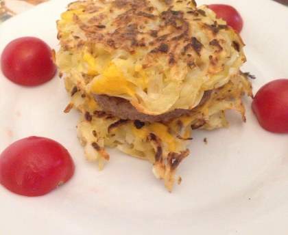 Patata burger sans matière grasse ajoutée