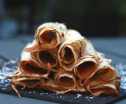 Pâte à crêpes au lait de coco