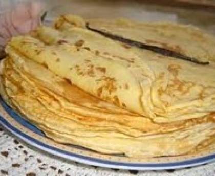 Pâte à crêpes au lait entier