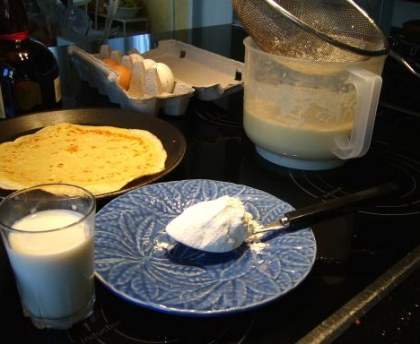 Pâte à crêpes sans balance