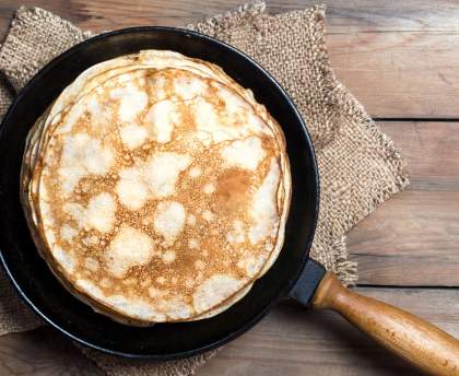Pâte à crèpes sans oeufs simple
